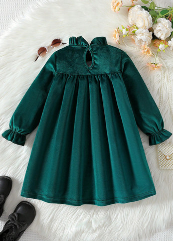 Зелёное платье SHEIN (366258043)