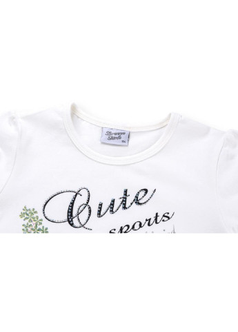 Серая демисезонная футболка детская с кедом (8295-116g-gray) Breeze