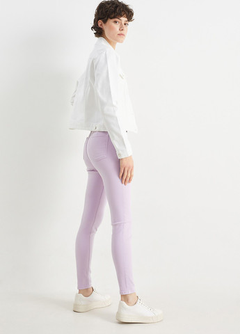Сиреневые демисезонные джеггинсы C&A