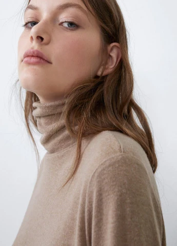 Бежева кежуал сукня Zara однотонна