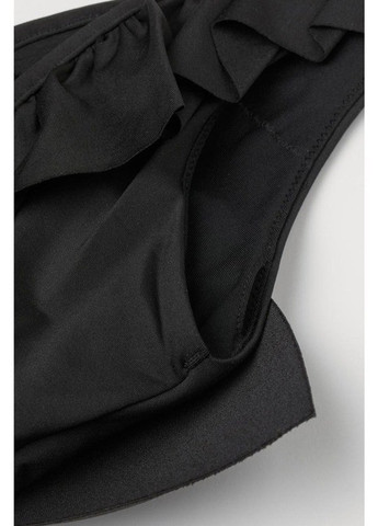 Черный летний купальник слитный H&M