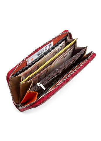 Жіночий шкіряний гаманець 19х10х3 см st leather (252132374)
