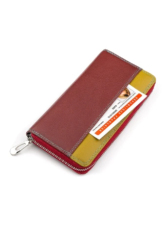 Жіночий шкіряний гаманець 19х10х3 см st leather (252132374)