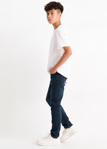 Темно-синие демисезонные скинни джинсы C&A