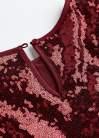 Темно-бордовое платье H&M (366117062)