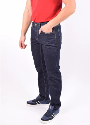 Темно-синие демисезонные прямые джинсы Lee Cooper