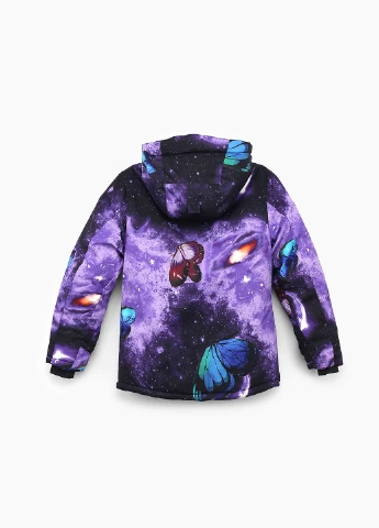 Фіолетова зимня термокуртка No Brand