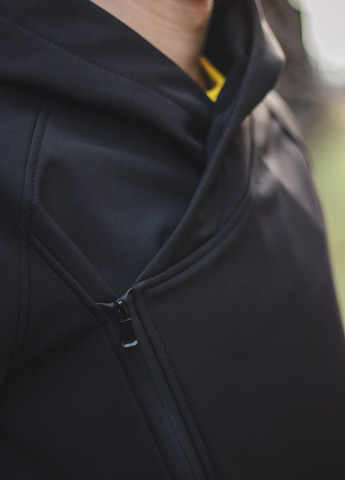 Черная демисезонная куртка-мантия assassin black Custom Wear