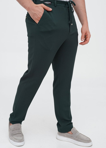 Темно-зелений демісезонний костюм (піджак, штани) брючний Trend Collection