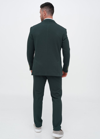 Темно-зелений демісезонний костюм (піджак, штани) брючний Trend Collection
