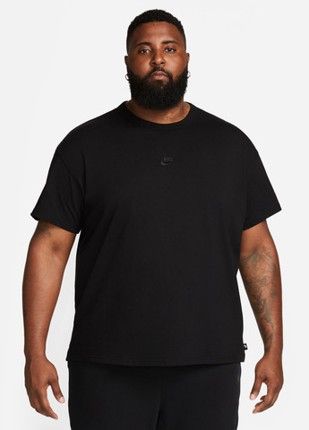 Чорна футболка Nike SPORTSWEAR PREMİUM ESSENTİALS