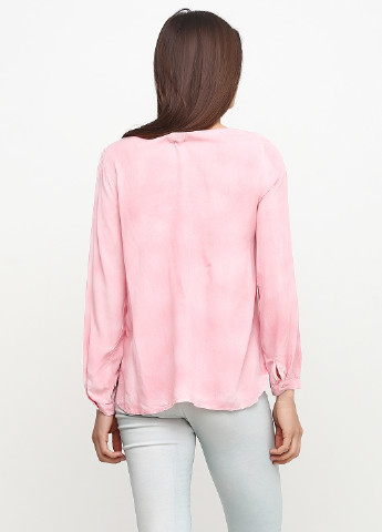 Светло-розовая демисезонная блуза CARLA F