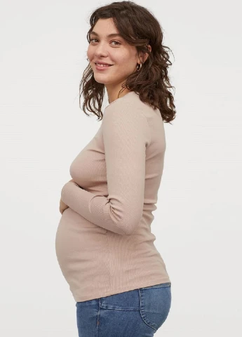 Демісезонний лонгслів для вагітних H&M (253590893)