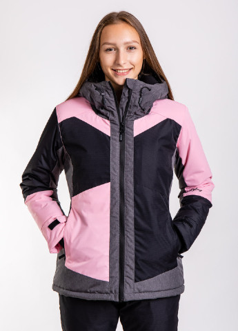 Розовая демисезонная куртка лыжная Just Play
