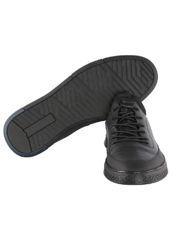 Черные демисезонные мужские кроссовки 195675 Cosottinni