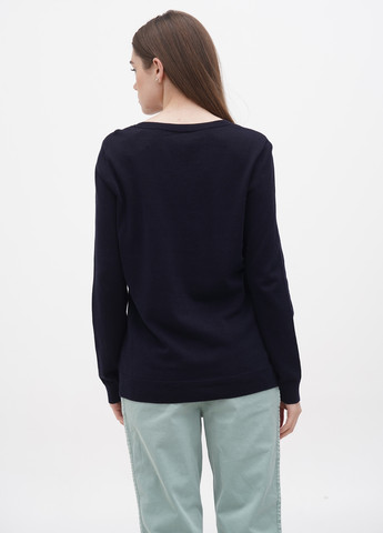 Темно-синий демисезонный светр джемпер No Brand