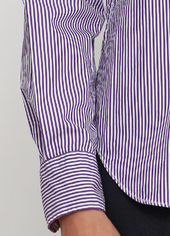 Фиолетовая кэжуал рубашка в полоску Coast с длинным рукавом