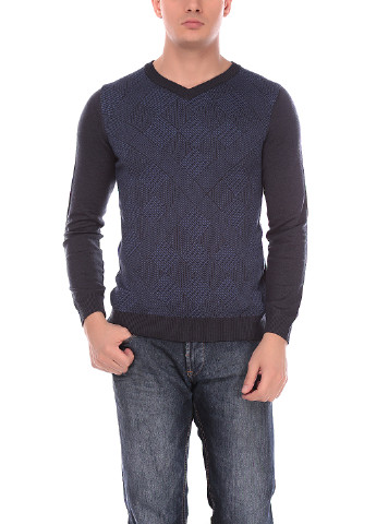 Темно-синій демісезонний пуловер пуловер Flash