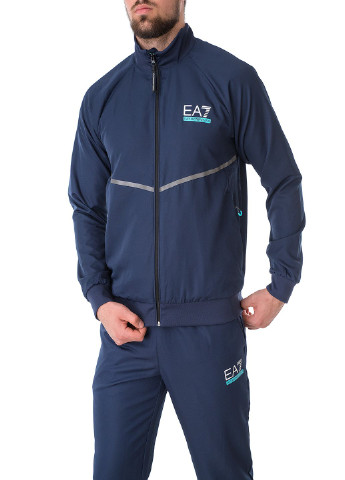 Синій літній костюм спортивный ARMANI EA7