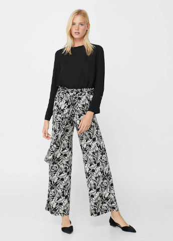 Чёрная блуза Mango