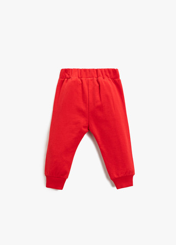 Красные повседневный, кэжуал демисезонные брюки джоггеры KOTON