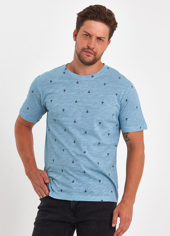 Голубая футболка Trend Collection
