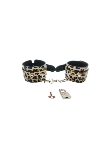 Набор BDSM STARTER KIT Nº 75 Leopard: плеть, кляп, наручники, маска, ошейник, веревка, зажимы MAI (254785204)