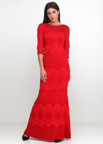Красное вечернее платье годе Imperial