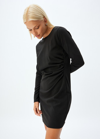 Чорна кежуал сукня футляр KOTON однотонна