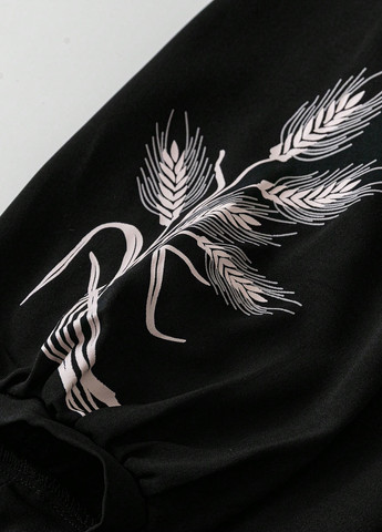 Черное праздничный, кэжуал платье а-силуэт SHEIN с рисунком