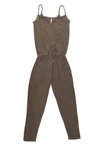 Комбінезон Dreimaster комбінезон-брюки однотонний сірий кежуал віскоза