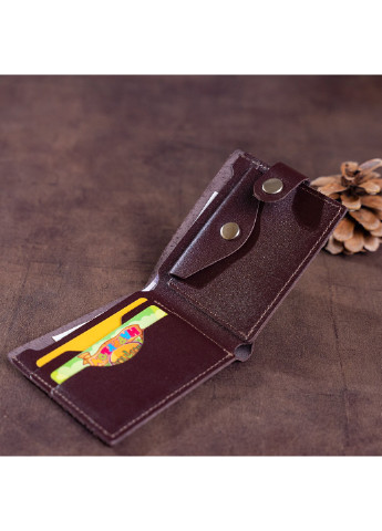 Чоловік шкіряний гаманець 10,5х9х0,5 см Shvigel (229459926)