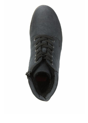 Зимние ботинки Rieker со шнуровкой из искусственного нубука