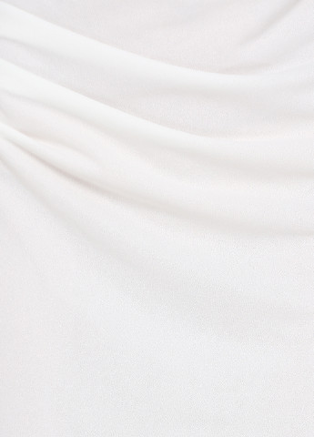 Белое кэжуал платье футляр Carla Jones однотонное