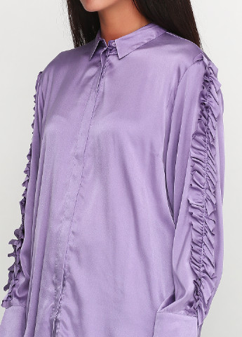 Сиреневая демисезонная блуза Gestuz