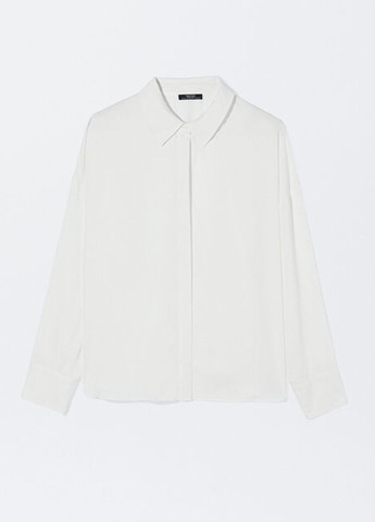 Молочная кэжуал рубашка однотонная Parfois