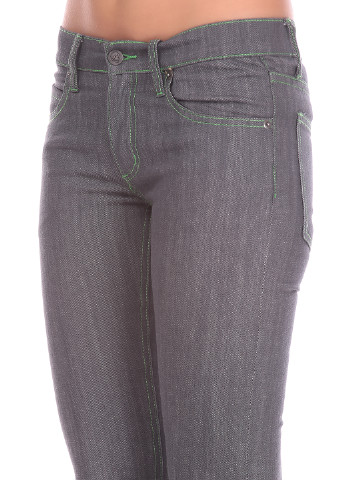 Серые кэжуал демисезонные прямые брюки Cheap Monday