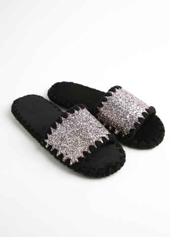 Розовые тапочки Family Story с глиттером