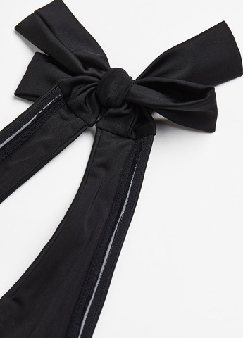 Черный летний купальник слитный, халтер H&M