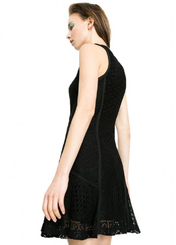 Черное кэжуал платье Desigual однотонное