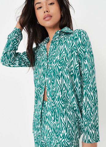 Зеленая демисезонная блуза Missguided