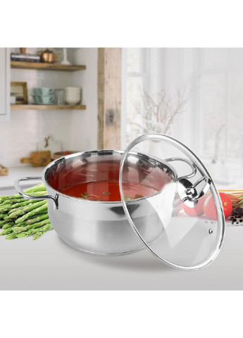 Кастрюля с крышкой MR-3508-30 10 л 30 см Maestro (254703476)