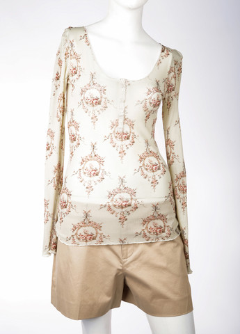 Комбинированная блуза Ralph Lauren