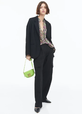 Комбинированная блуза H&M