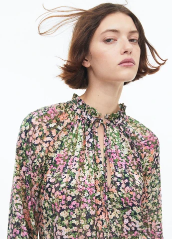 Комбинированная блуза H&M