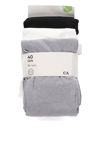Колготки (3 шт.), 40 den C&A (323037592)