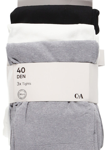 Колготки (3 шт.), 40 den C&A (323037592)
