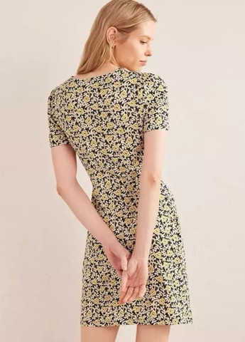 Комбинированное кэжуал платье Boden с цветочным принтом