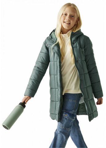 Бирюзовая зимняя куртка куртка-пальто Regatta