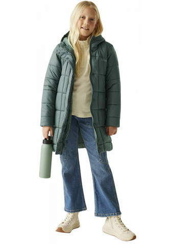 Бирюзовая зимняя куртка куртка-пальто Regatta